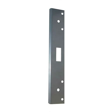 Don-Jo 1-3/8" x 8" Single Hole Strike for Key in Knob or Deadbolt FL208NSL